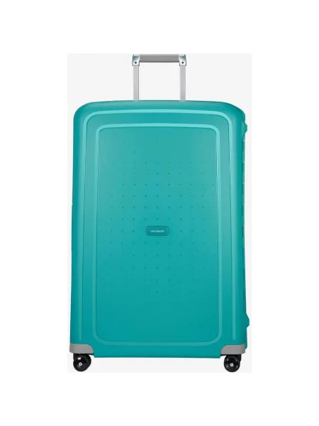 Walizka Samsonite S'Cure Spinner turkusowa niebieska