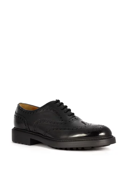 Brogues Doucal's cu șireturi din dantelă negru