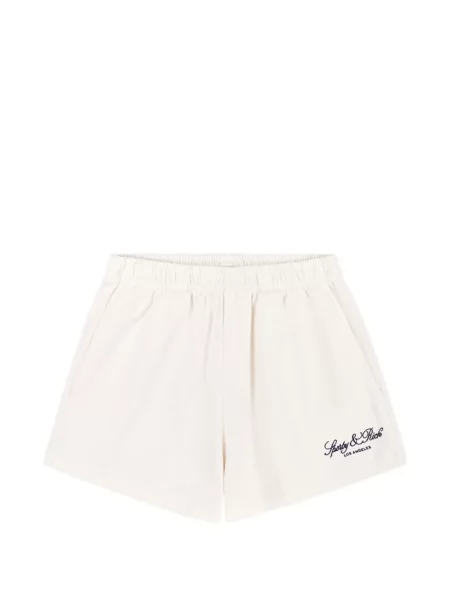 Pantaloni scurți Sporty & Rich cu broderie
