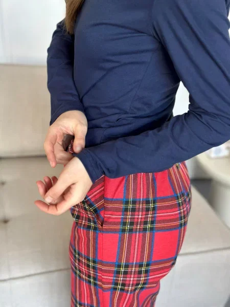 Фланелевые брюки Cosy красные