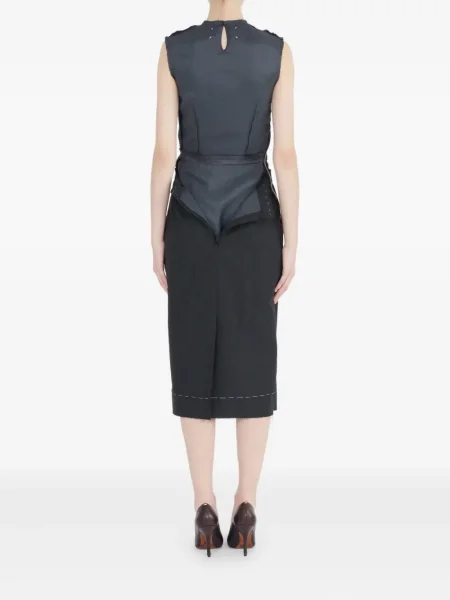 Rochie tip creion Maison Margiela de costum gri