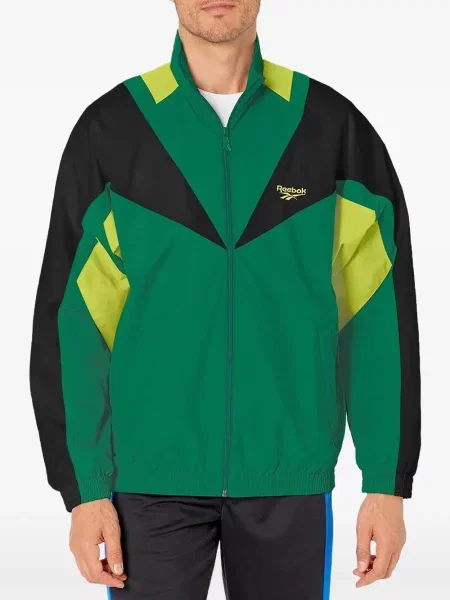 Geacă bomber Reebok cu broderie verde