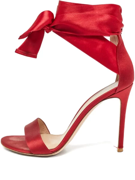 Sandale Gianvito Rossi din piele roșu