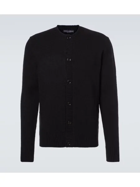 Volnene jopica Dolce&gabbana črna