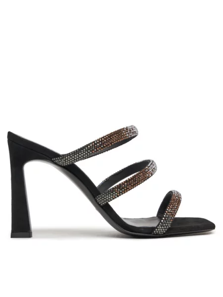 Шлепанцы Pollini черные