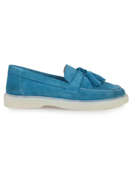 Замшеві Туфлі та лофери ModaMilano блакитний
