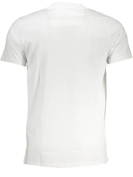 Tricou Cavalli Class scurt alb
