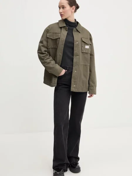 Куртка Guess Jeans перехідна зелений