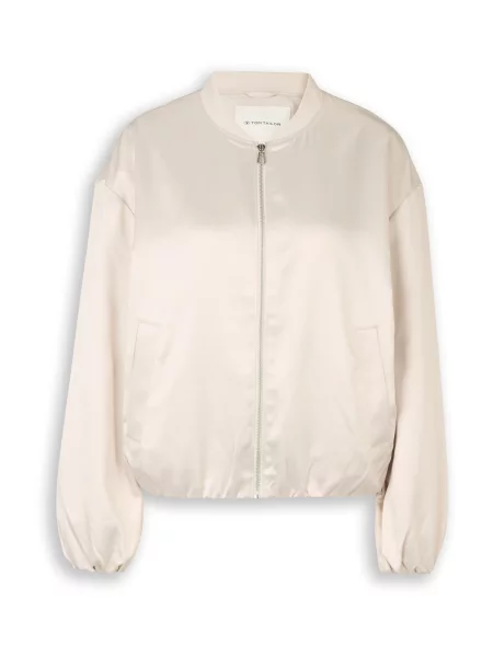 TOM TAILOR Geacă de primăvară-toamnă alb