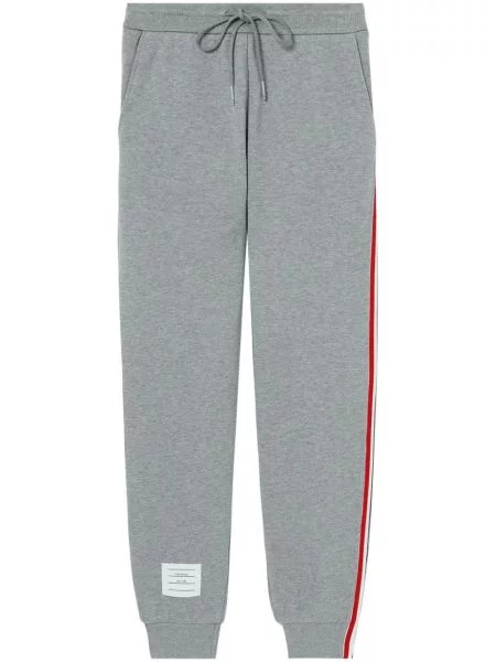 Pantaloni Thom Browne clasici alergare gri