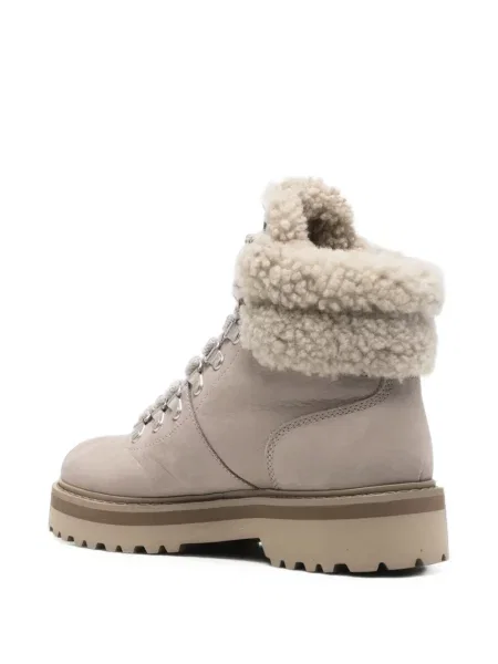 Bocanci de munte Woolrich de drumeție din piele de oaie gri