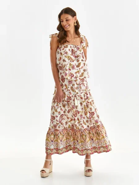 Bluza Top Secret brez rokavov bež