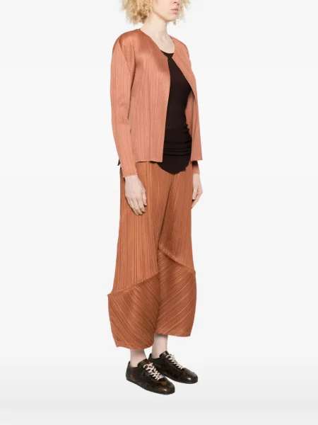 Geacă Pleats Please Issey Miyake portocaliu