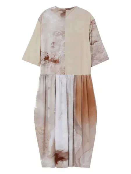 Rochie maxi Low Classic cu imagine cu imprimeu abstract clasică