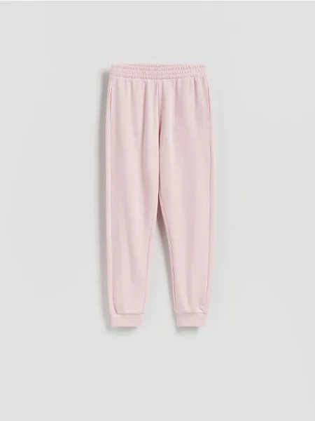 Reserved Спортивні штани зі шнурком пастельний рожевий