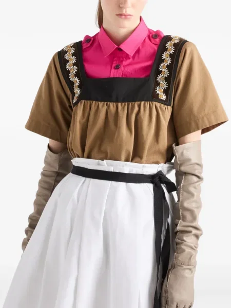 Koszula Prada popelinowa różowa