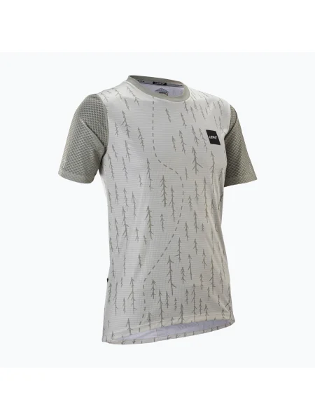 Велосипедна футболка Leatt MTB Trail trails white біла