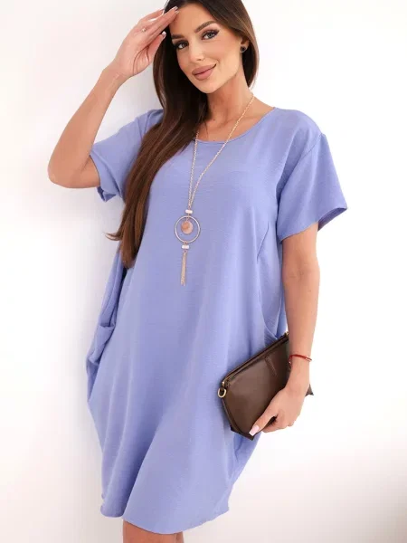 Obleka obleka Kesi Włoski vijolična