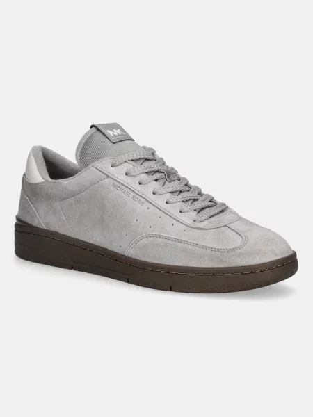 Michael Kors sneakers din piele întoarsă Wilton Lace Up gri
