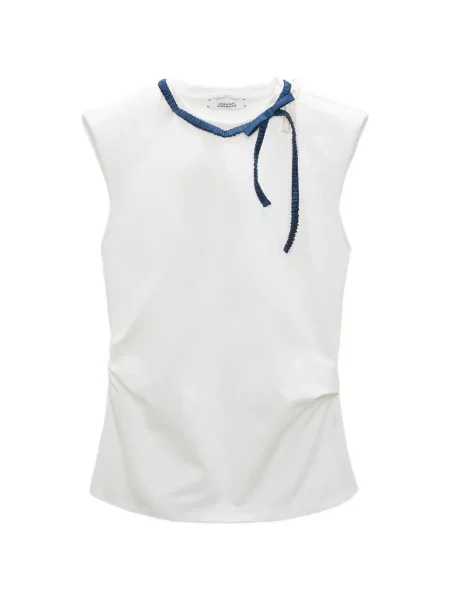 Top Dorothee Schumacher cu funde alb