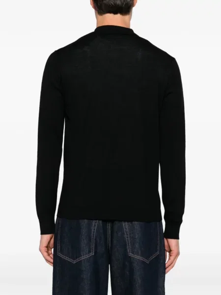 Gulerat cardigan éphémère negru
