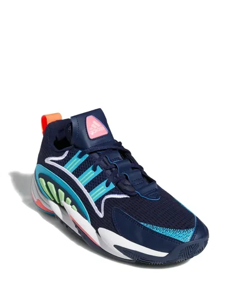 Geacă bomber Adidas tricotate albastru