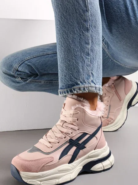 Sneakers Luntris cu Talpă Groasă roz