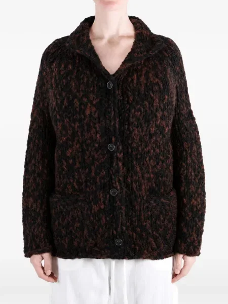 Cardigan Casey Casey tricotate chunky negru