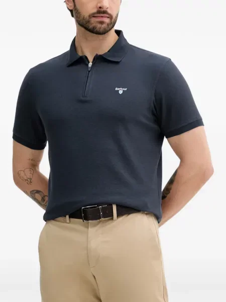 Tricou polo Barbour albastru