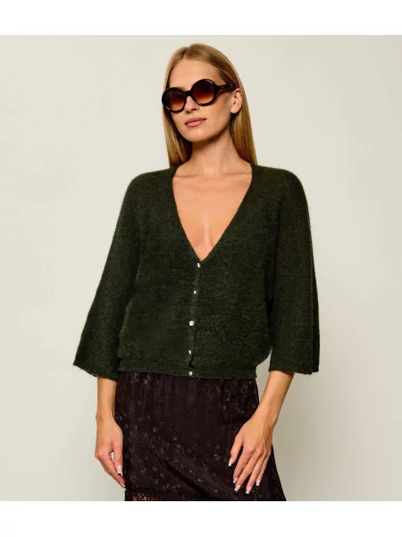 Ba&sh De lână cardigan Isaac | Relaxed fit