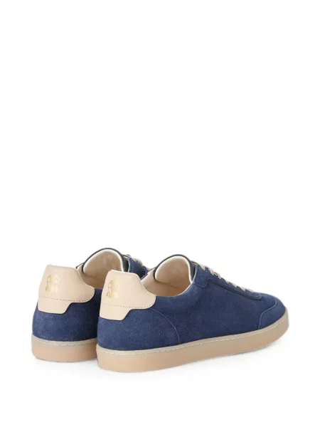Sneakerși Brunello Cucinelli din piele de căprioară albastru