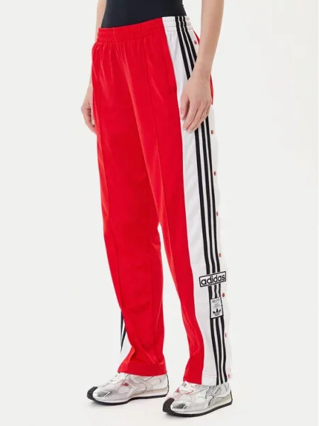 Spodnie dresowe adidas Adibreak Tracksuit Bottoms Better Scarlet/ Black XS czerwone