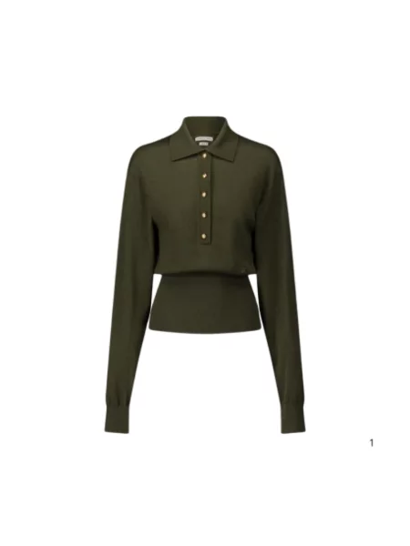 Top Laurence Bras zielony