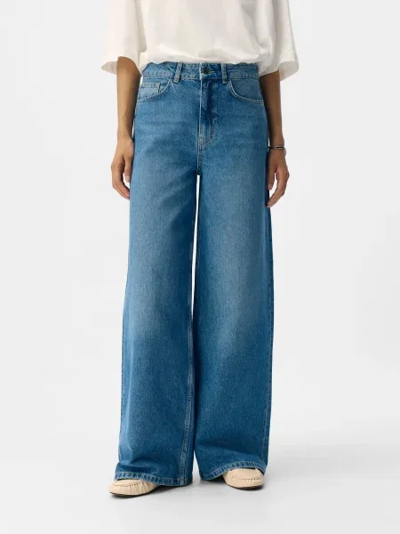 OBJECT Jeans OBJNIA BEATE denim albastru