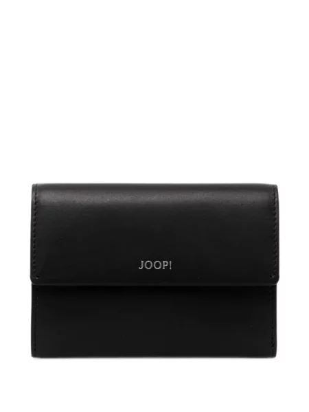 Portofel Joop! din piele cu autograf negru