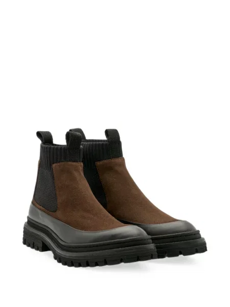 Botine chelsea Lottusse din piele maro