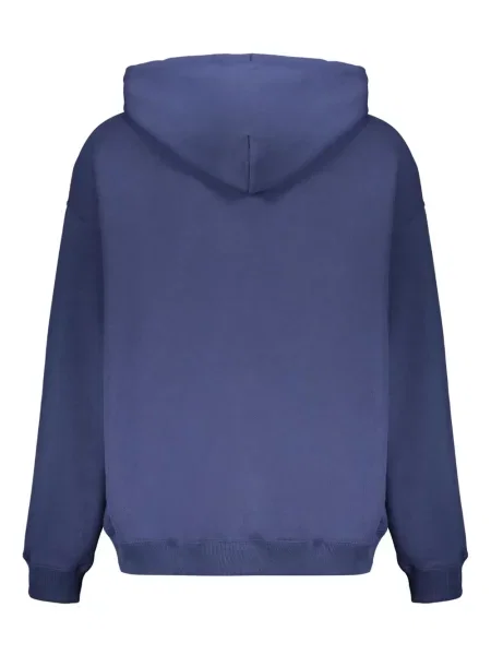 Hanorac cu glugă Off-white cu imagine alb