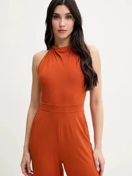 Plážový overal Max Mara Beachwear oranžová