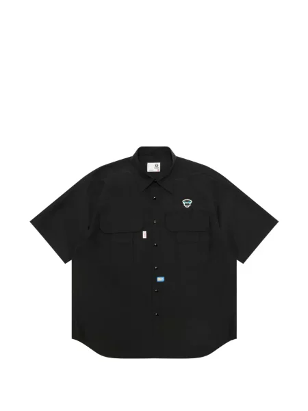 Cămașă Aape By A Bathing Ape cu autograf negru