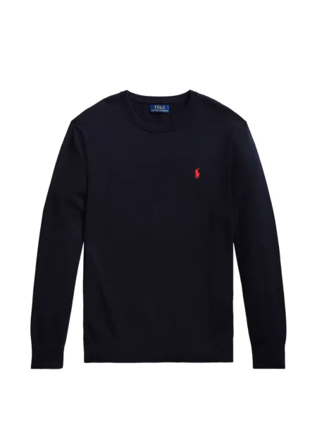 Curea Polo Ralph Lauren tricotate cu autograf cu șireturi albastru