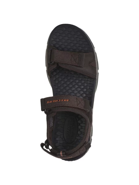 Pánske sandále SKECHERS Tresmen Ryer chocolate hnedá