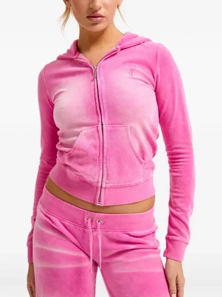 Hanorac cu glugă Juicy Couture roz