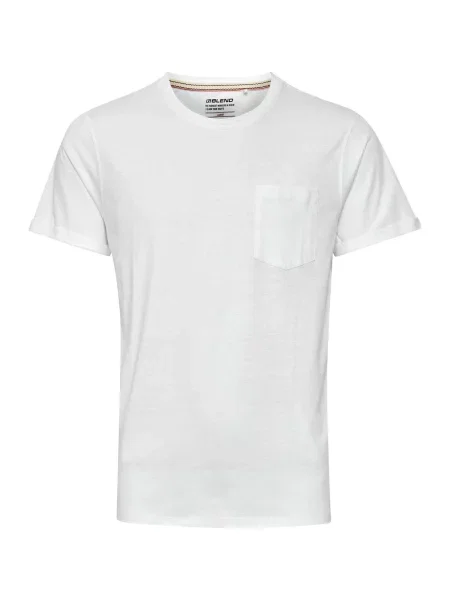 BLEND Tricou Nasir' alb