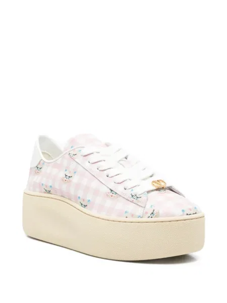 Sneakerși Valentino Garavani cu platformă roz