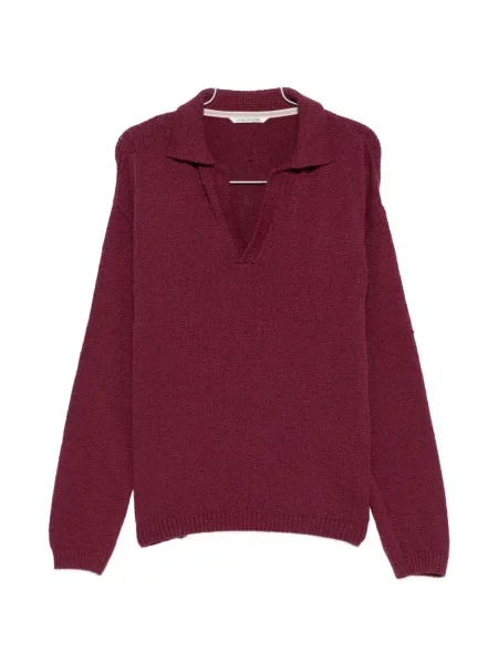 Pulover cu decolteu în v A Kind Of Guise cu decolteu în V roșu