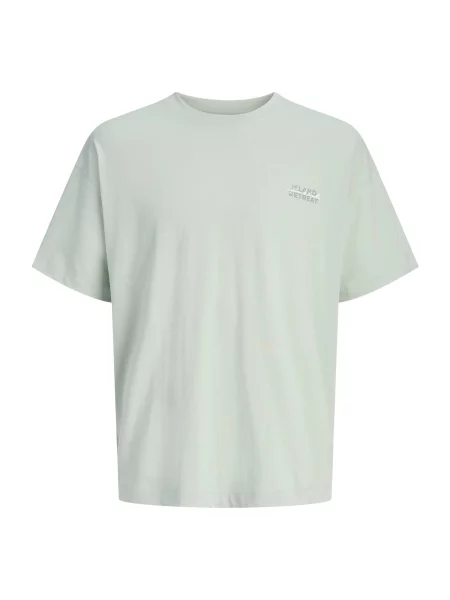 JACK & JONES Tricou JCOETERNA albastru deschis / verde mentă negru