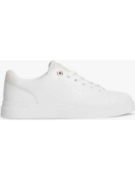 Buty do biegania Tommy Hilfiger Feminine Cupsole Monogram beżowy 36 biały