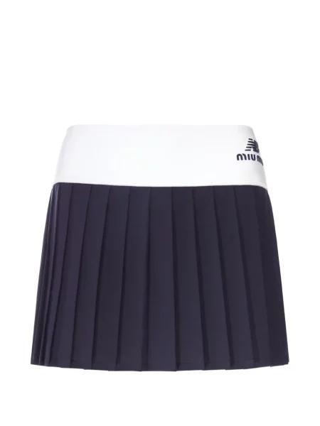 Fusta mini Miu Miu albastru