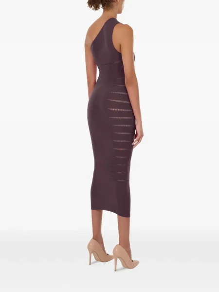 Rochie Wolford cu un umăr gol de costum violet