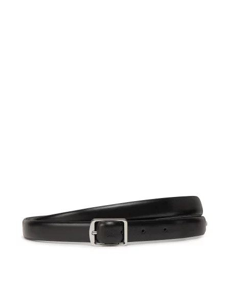 Ženski remen Calvin Klein Slim Square Buckle Belt crna